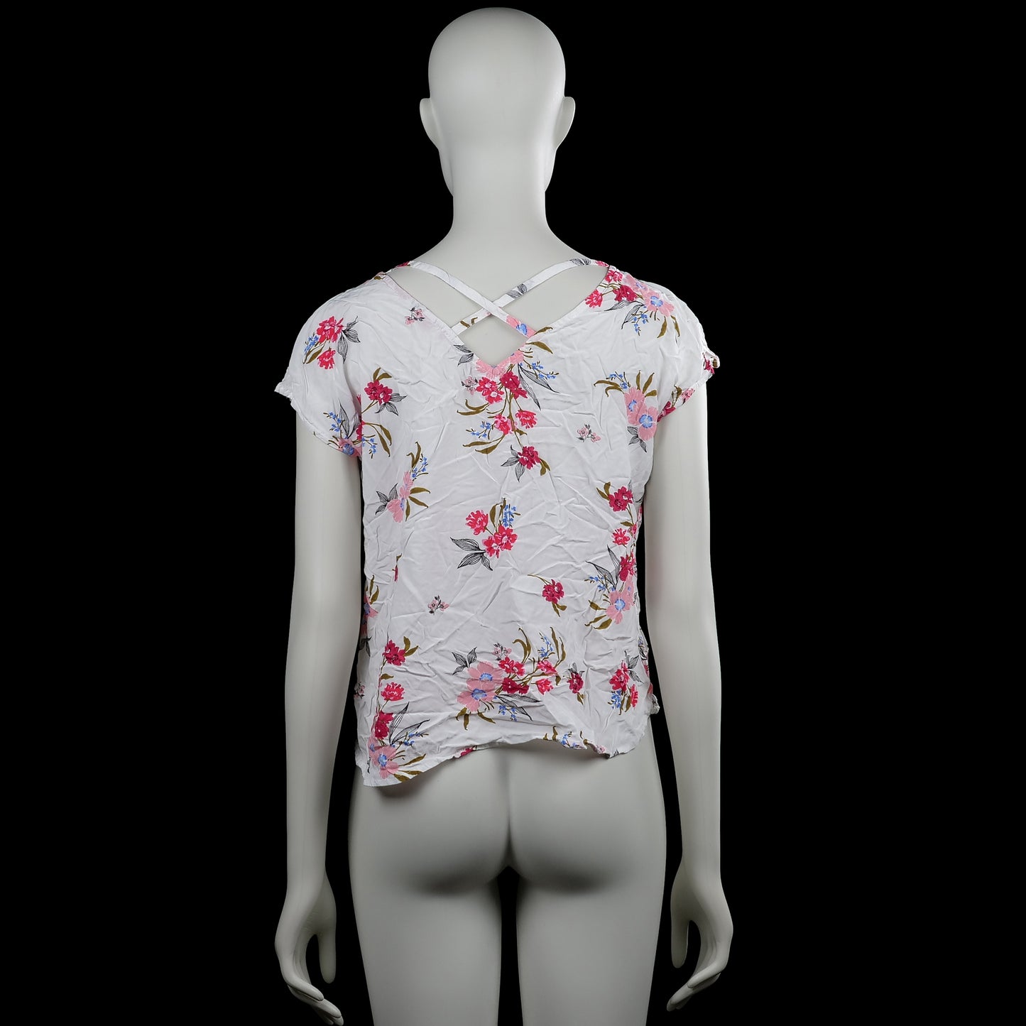 T-shirt - White & Pink - Size 36