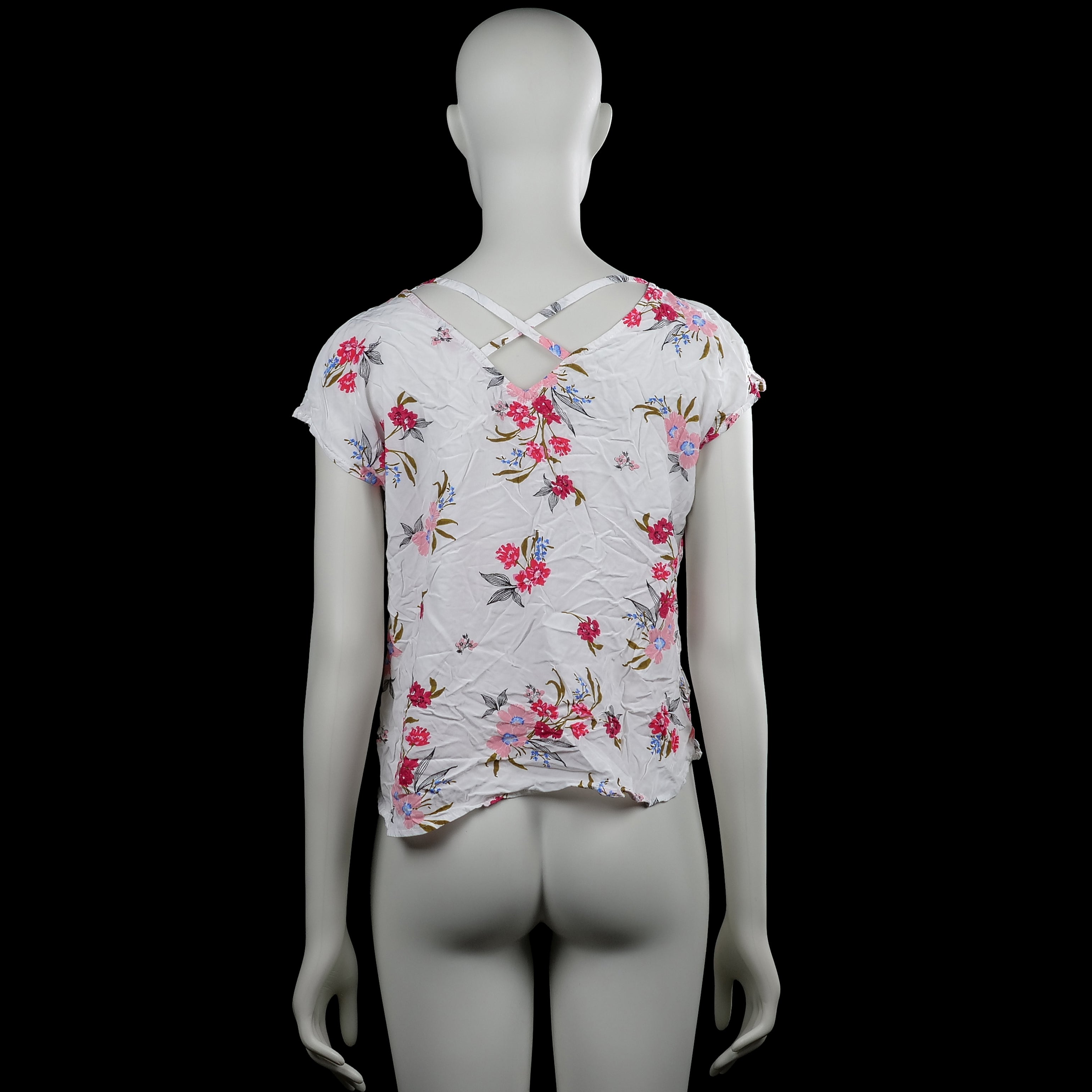 T-shirt - White & Pink - Size 36