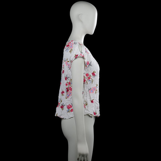 T-shirt - White & Pink - Size 36