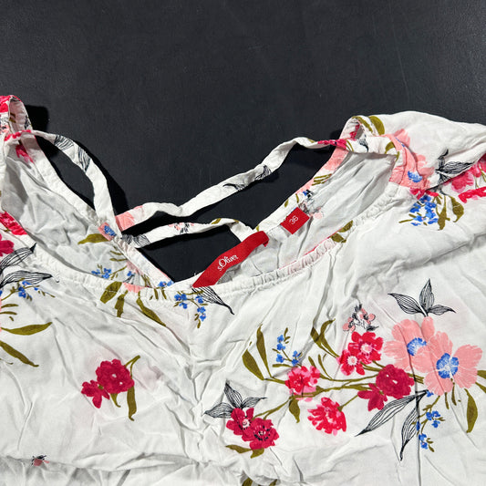 T-shirt - White & Pink - Size 36