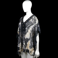 Tunic - Black & Ivory - Size 44