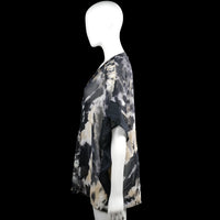 Tunic - Black & Ivory - Size 44