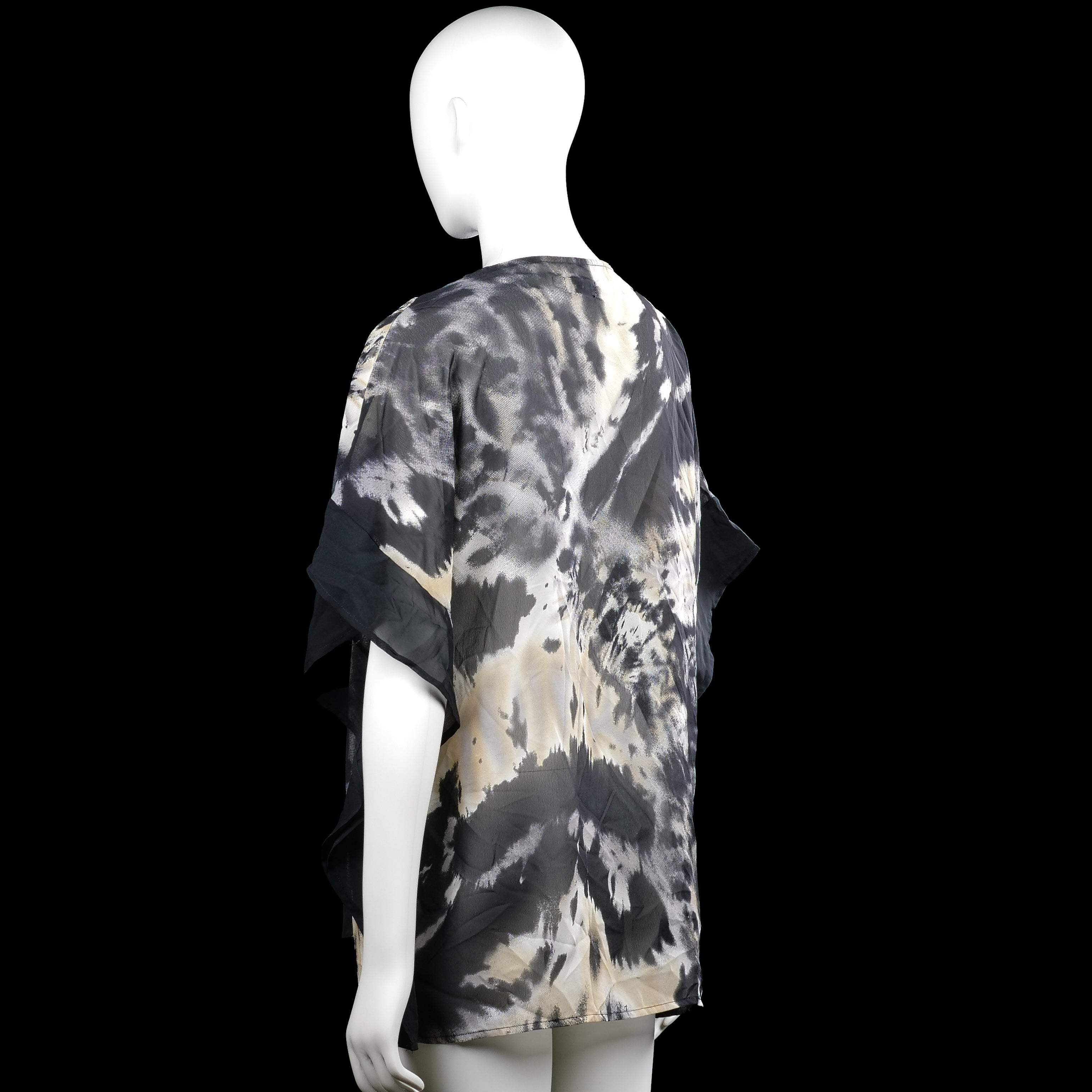 Tunic - Black & Ivory - Size 44