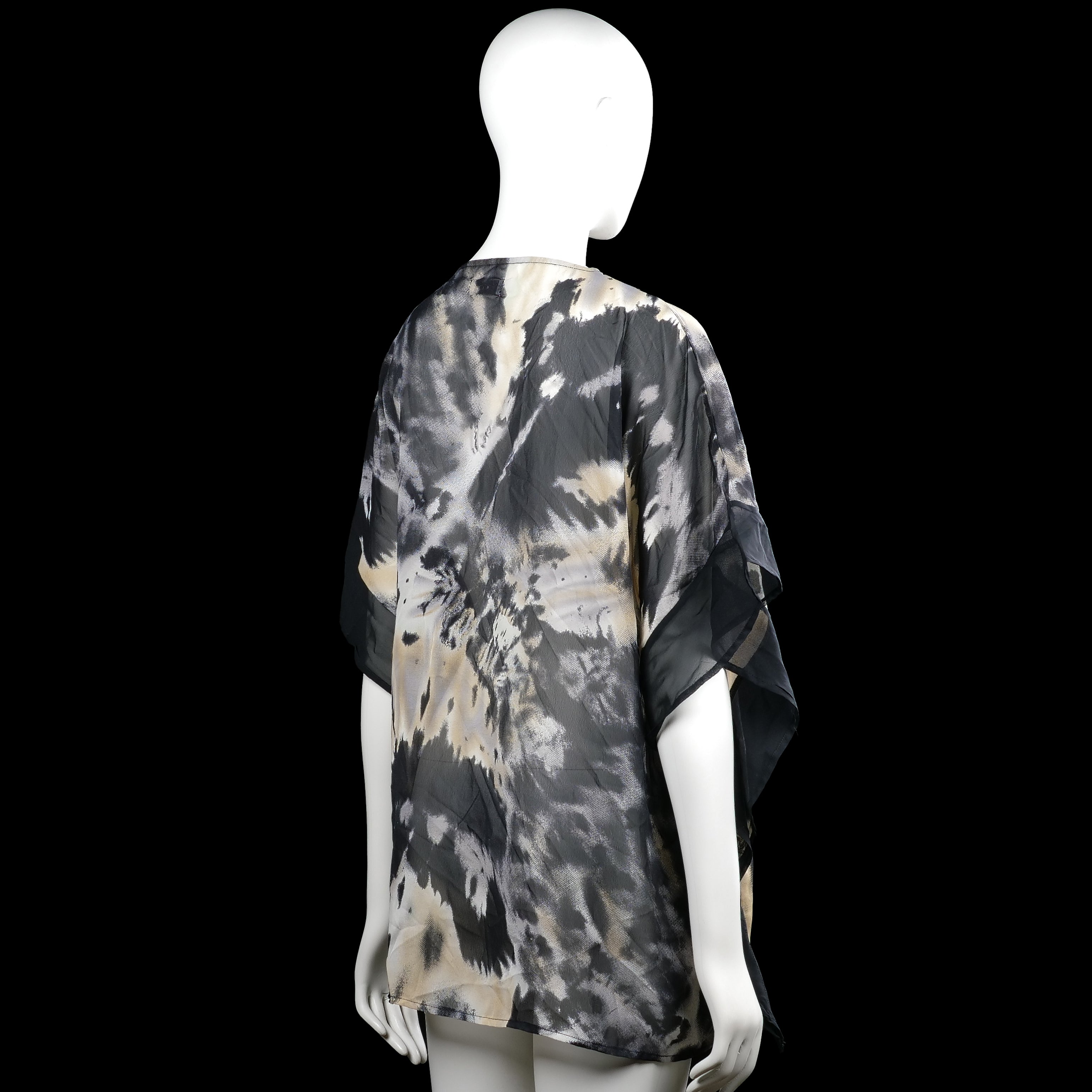 Tunic - Black & Ivory - Size 44