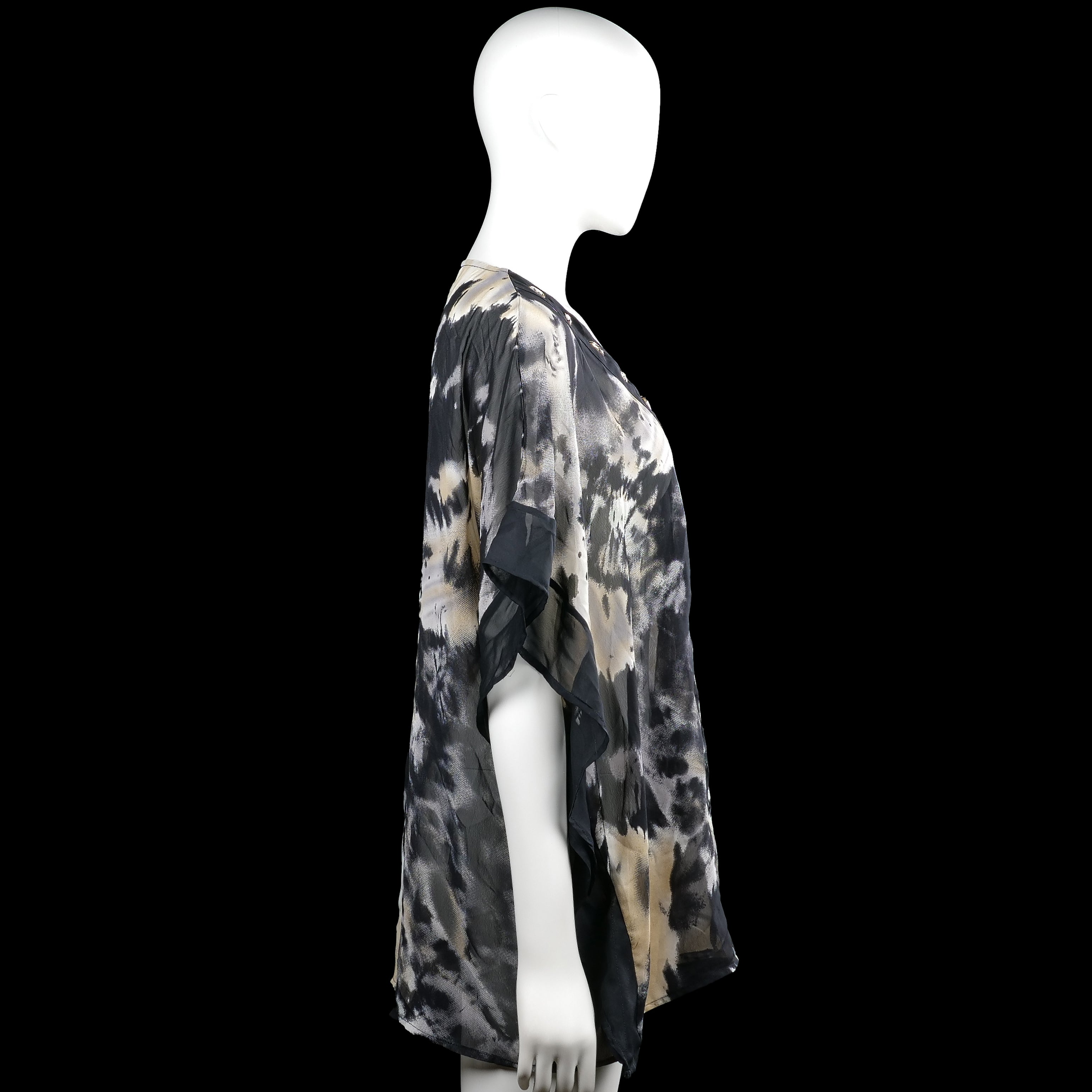 Tunic - Black & Ivory - Size 44