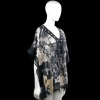 Tunic - Black & Ivory - Size 44