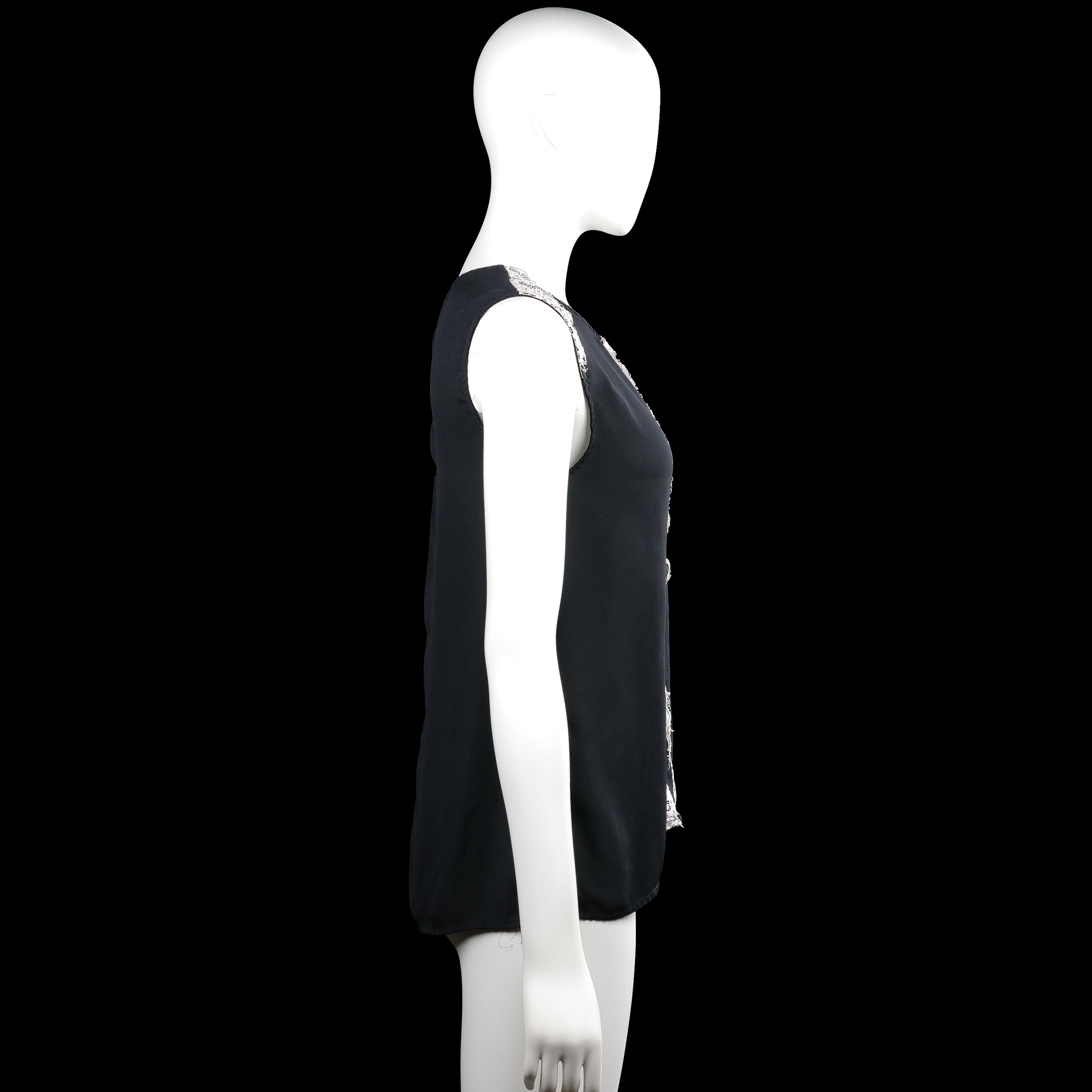 Tank top - Black & White - Size S, M