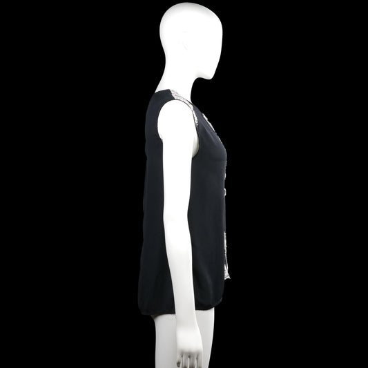 Tank top - Black & White - Size S, M