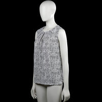 Tank top - White & Black - Size S