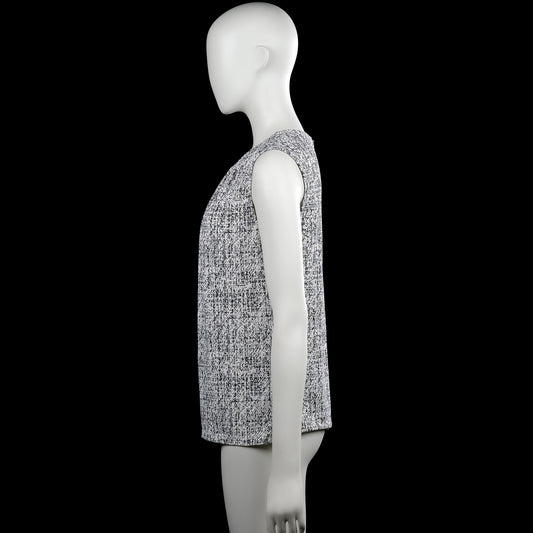 Tank top - White & Black - Size S