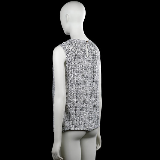 Tank top - White & Black - Size S