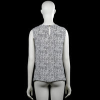 Tank top - White & Black - Size S