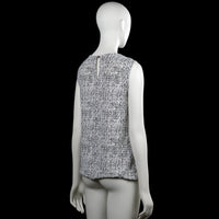 Tank top - White & Black - Size S