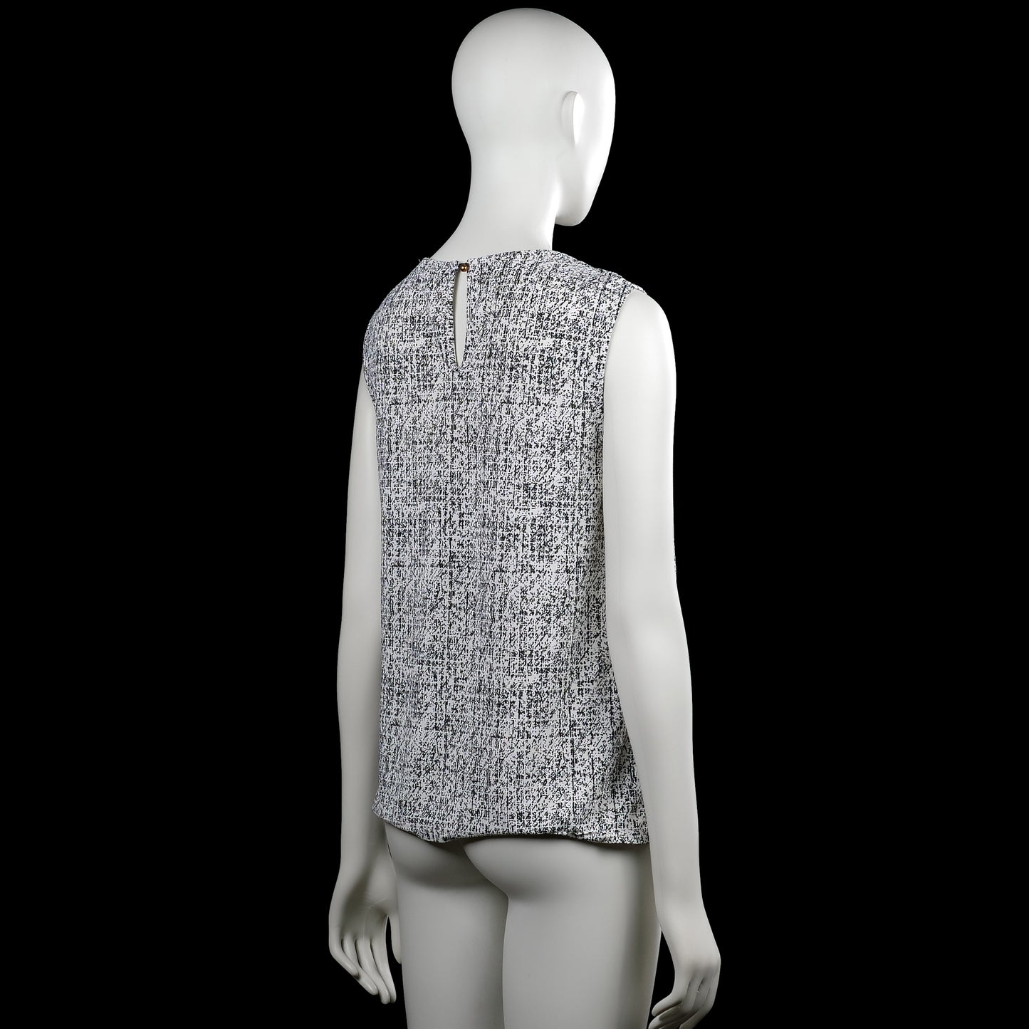 Tank top - White & Black - Size S