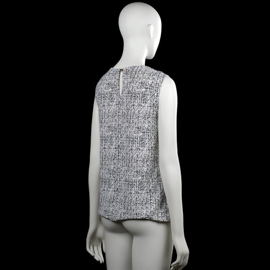 Tank top - White & Black - Size S