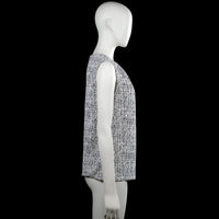 Tank top - White & Black - Size S