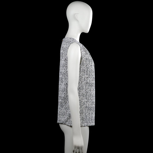 Tank top - White & Black - Size S