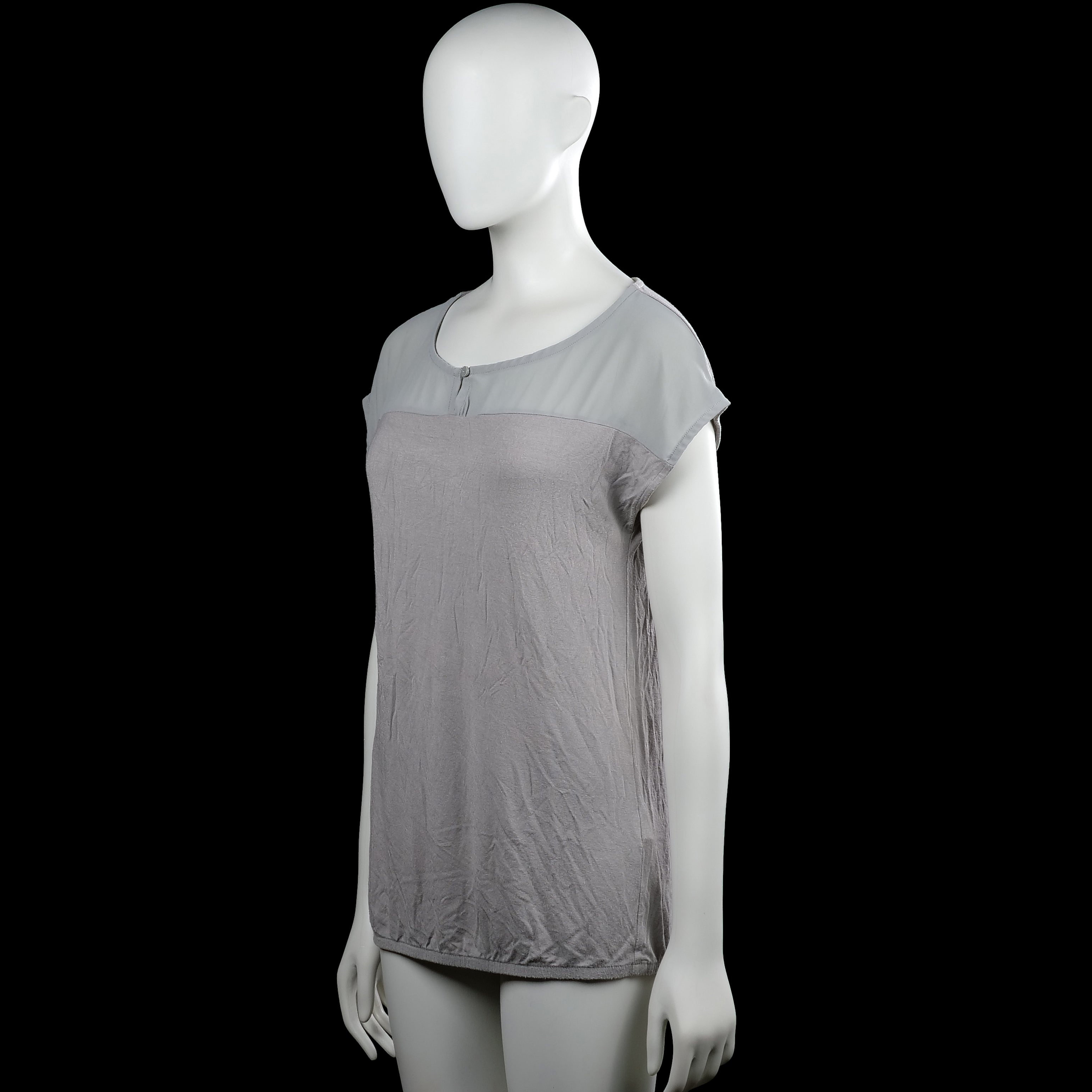 T-shirt - Light Gray & Gray - Size S