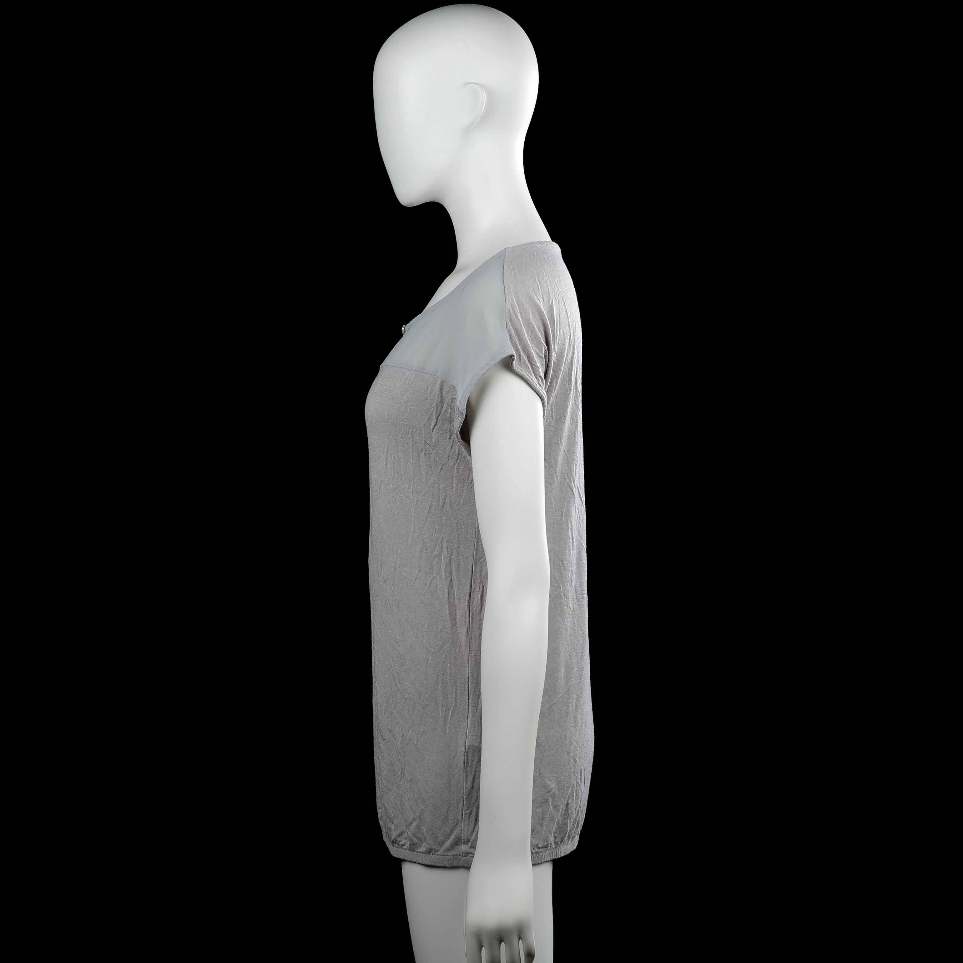 T-shirt - Light Gray & Gray - Size S