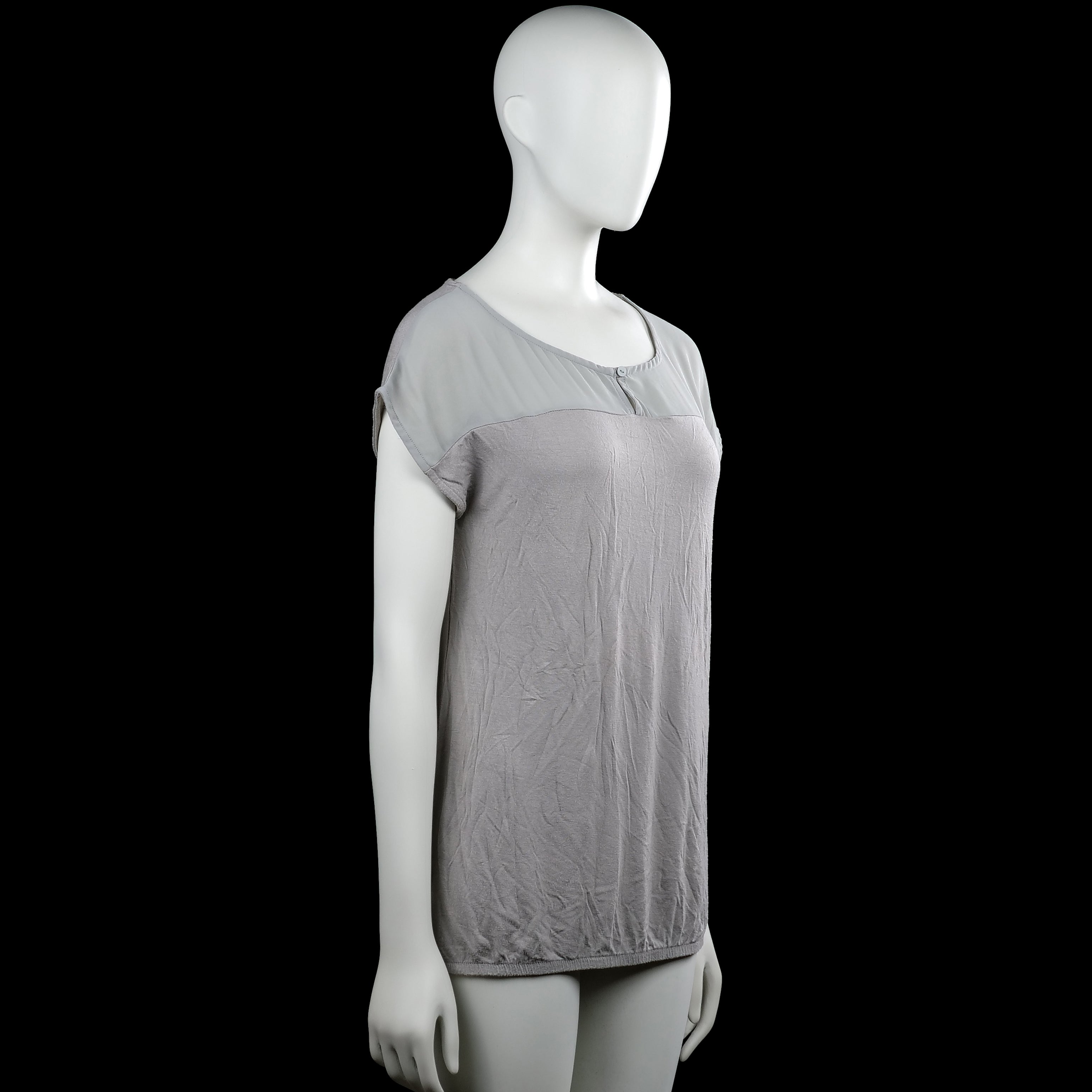 T-shirt - Light Gray & Gray - Size S