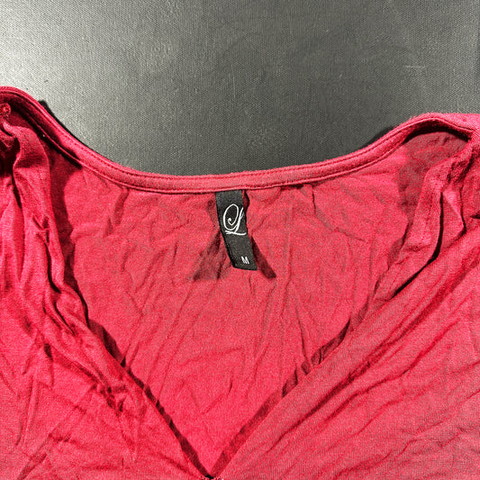 Blouse - Burgundy - Size M