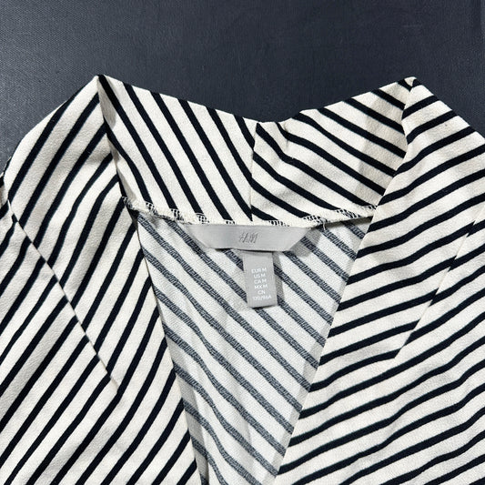 Blouse - White & Black - Size M