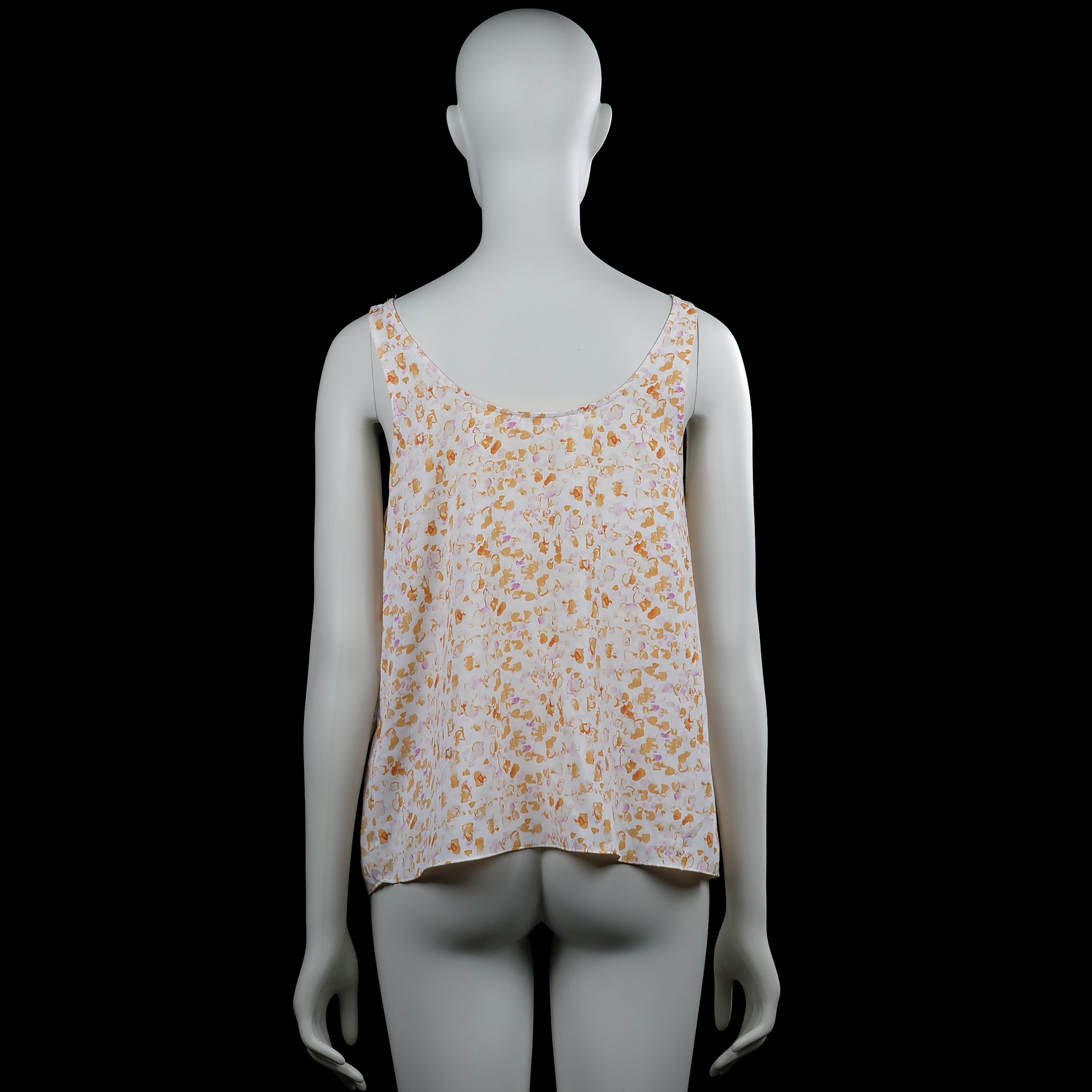 Tank top - White & Beige - Size 42