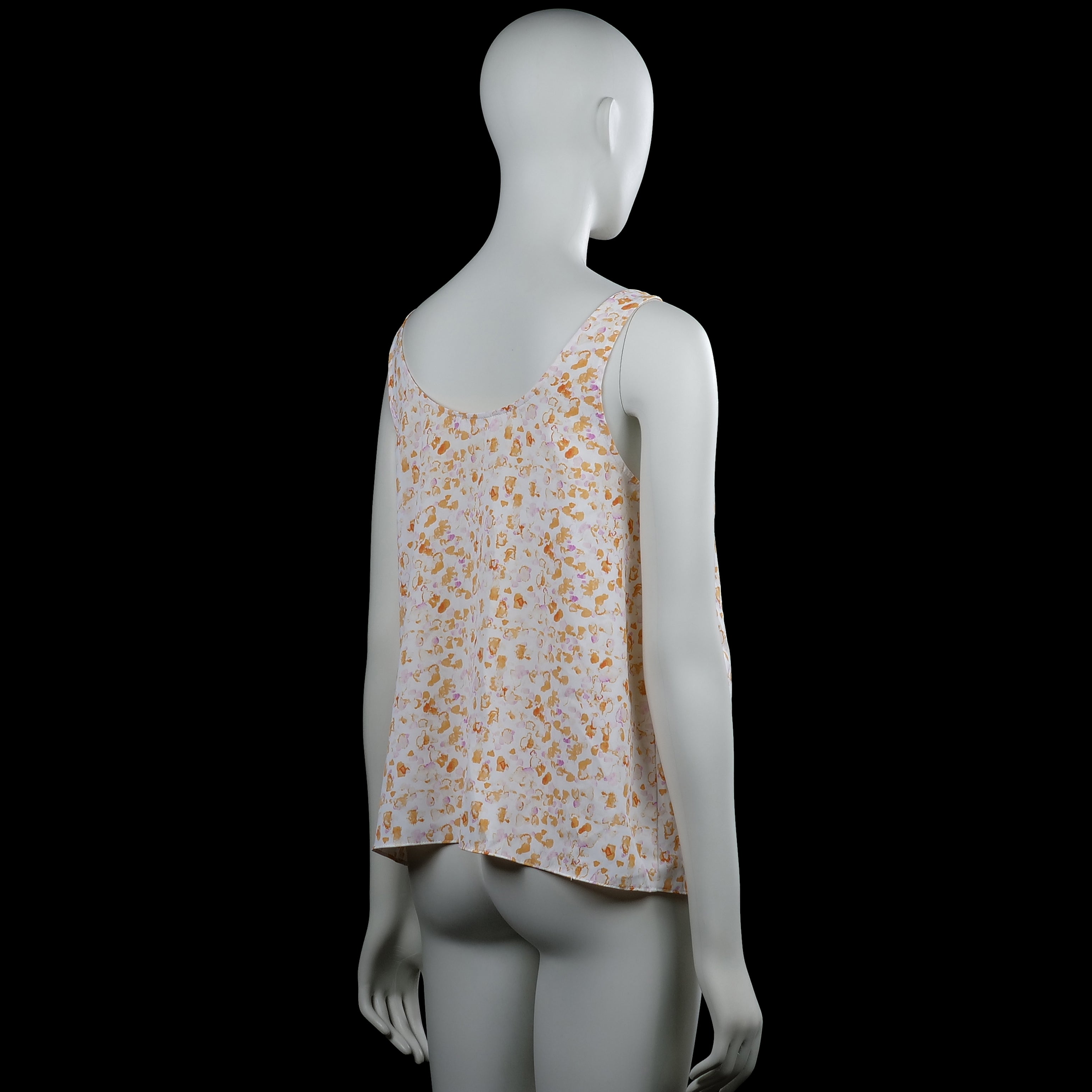 Tank top - White & Beige - Size 42