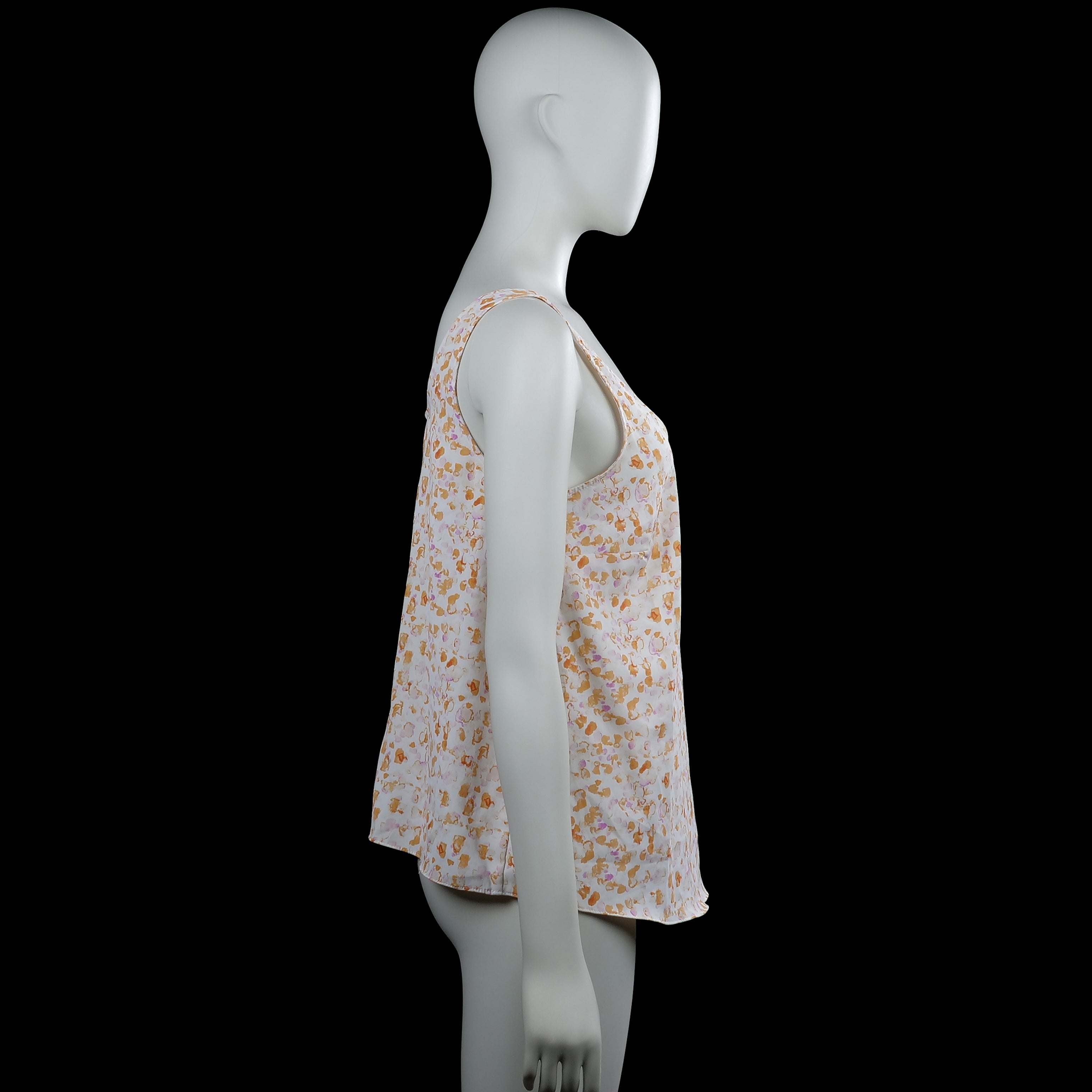 Tank top - White & Beige - Size 42