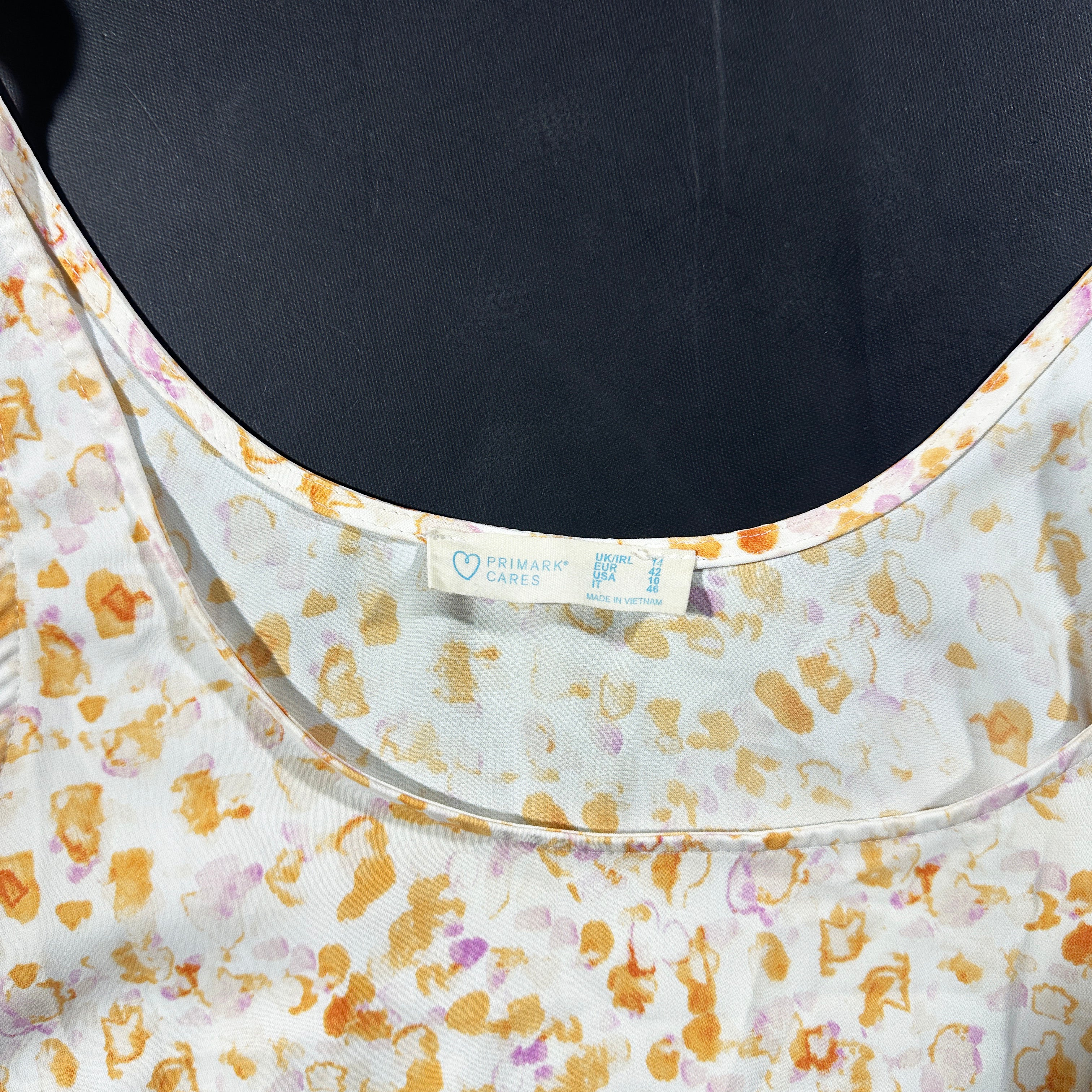 Tank top - White & Beige - Size 42