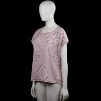 T-shirt - Light Pink & Black - Size 42