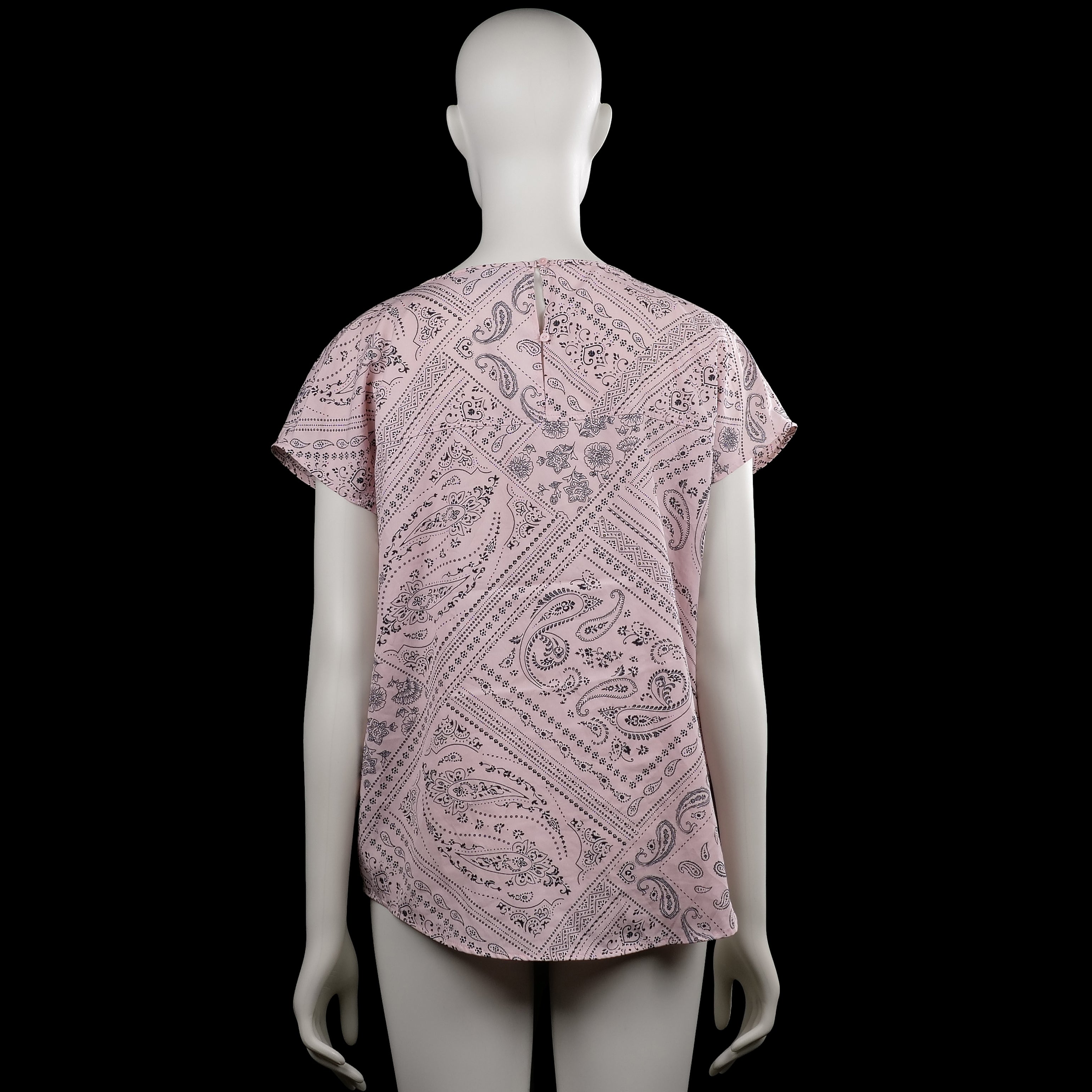 T-shirt - Light Pink & Black - Size 42