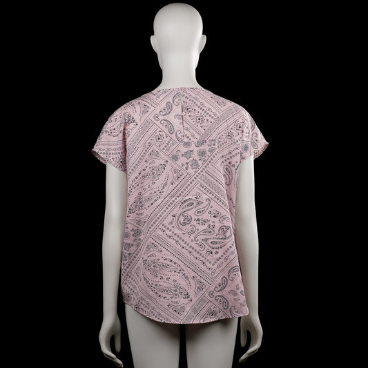 T-shirt - Light Pink & Black - Size 42