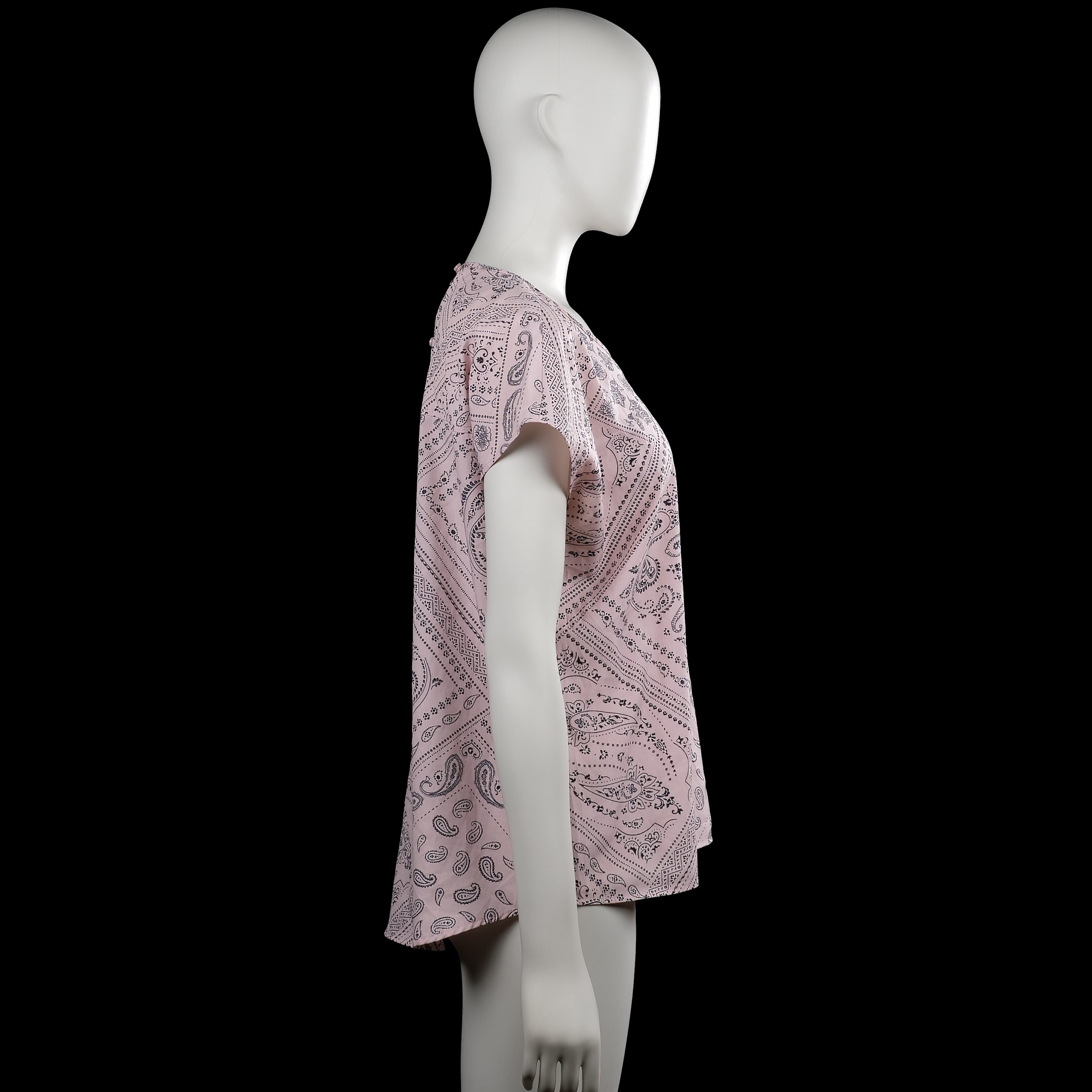 T-shirt - Light Pink & Black - Size 42