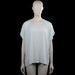 Mywear - T-shirt - Mint - Size XL - Mint solid top with a V-neckline and short sleeves. Features plain cuffs and a straight hem.