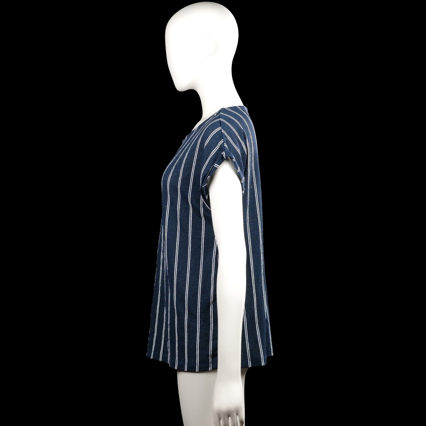 T-shirt - Navy & White - Size M