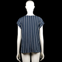 T-shirt - Navy & White - Size M