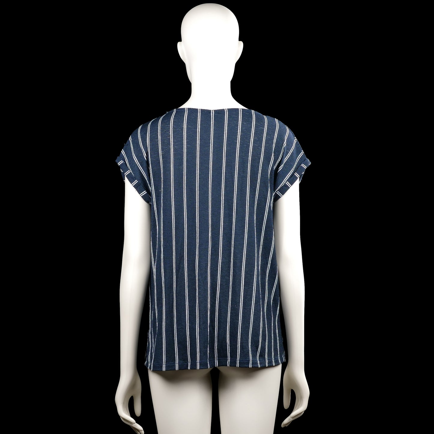 T-shirt - Navy & White - Size M