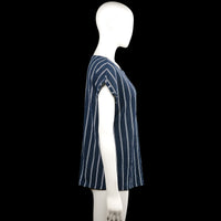 T-shirt - Navy & White - Size M