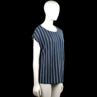 T-shirt - Navy & White - Size M