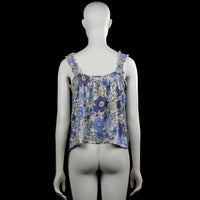 Tank top - Light Blue & White - Size S