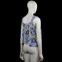 Tank top - Light Blue & White - Size S