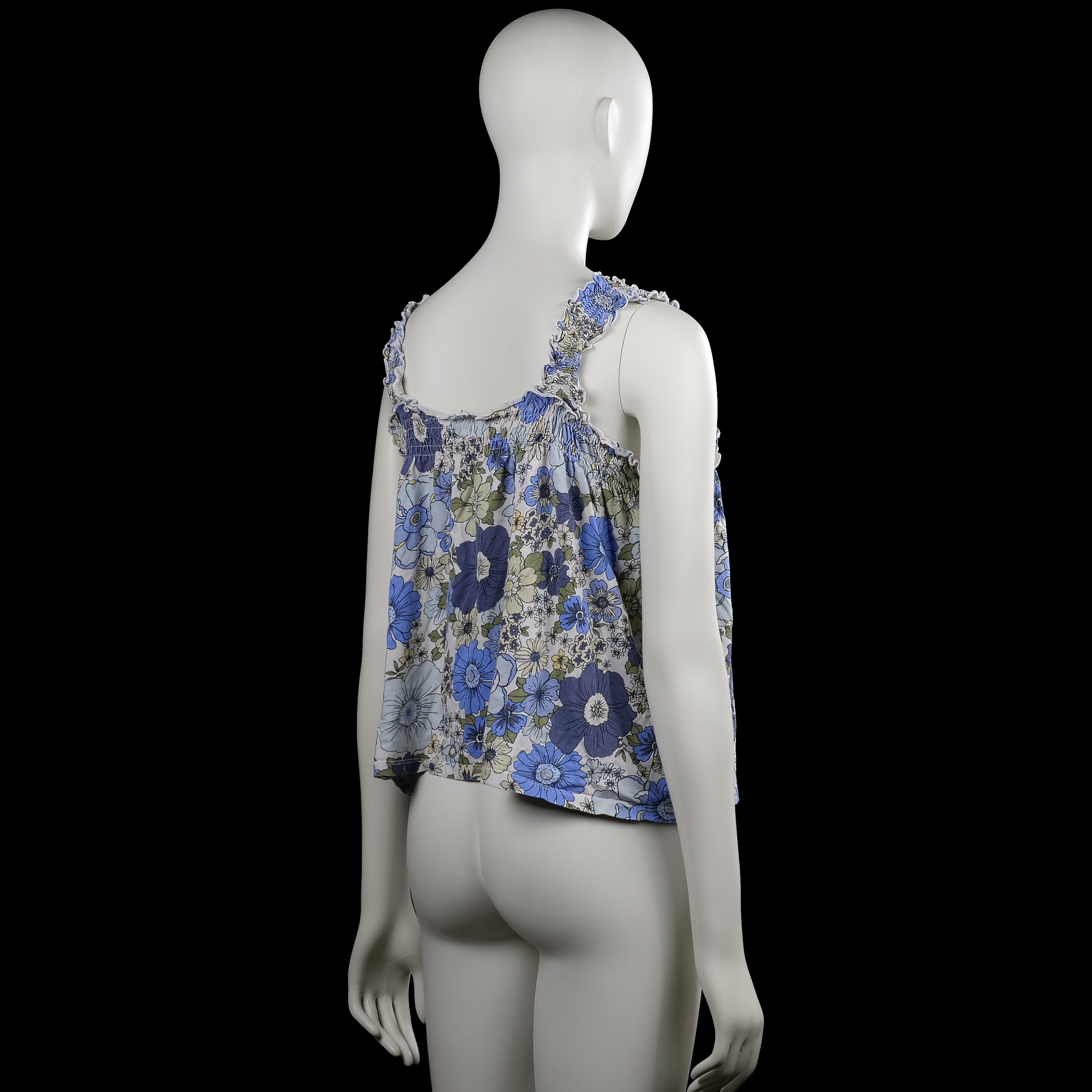 Tank top - Light Blue & White - Size S