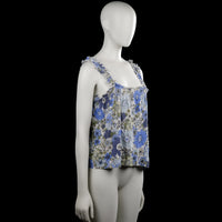 Tank top - Light Blue & White - Size S