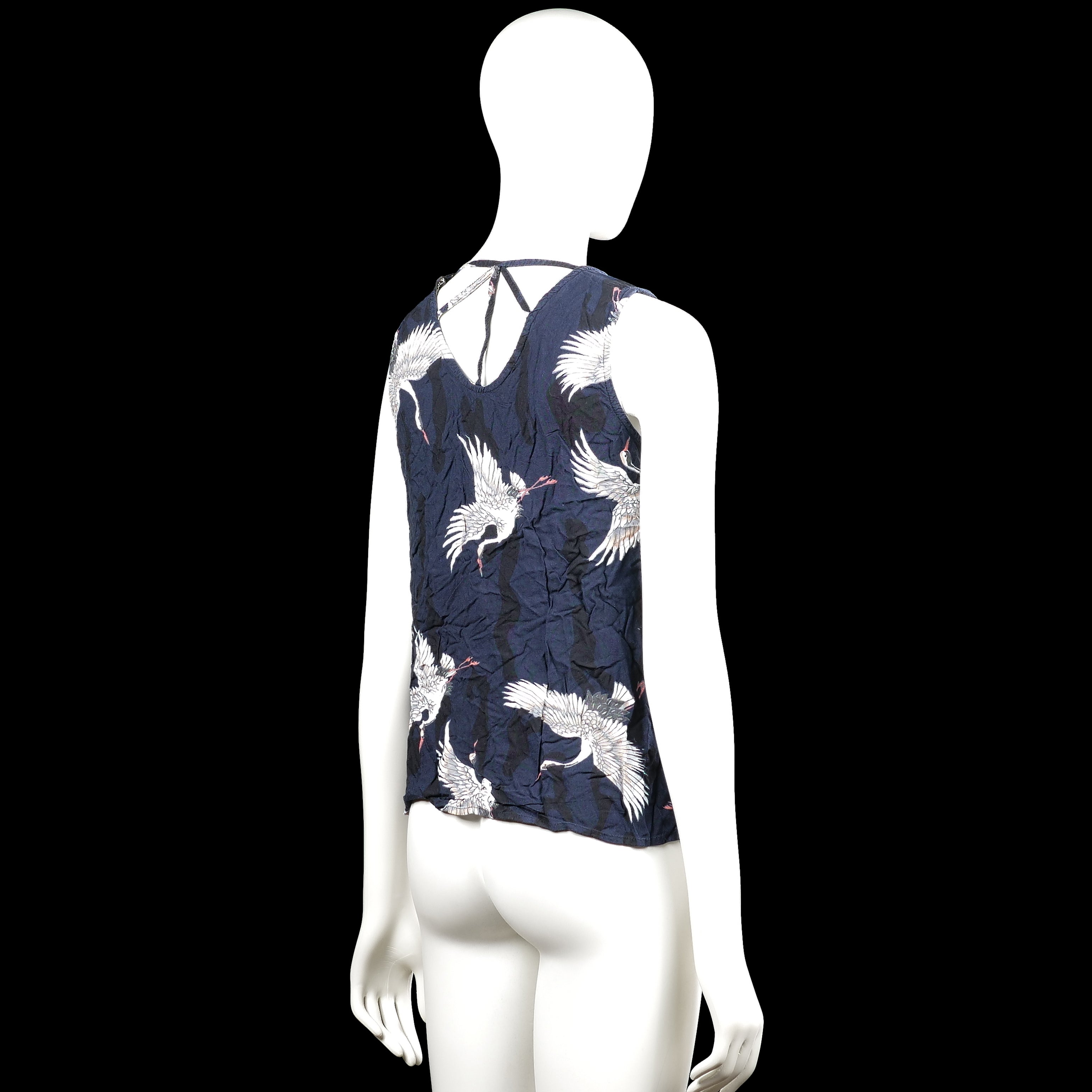 Tank top - Navy & White - Size 36