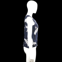 Tank top - Navy & White - Size 36