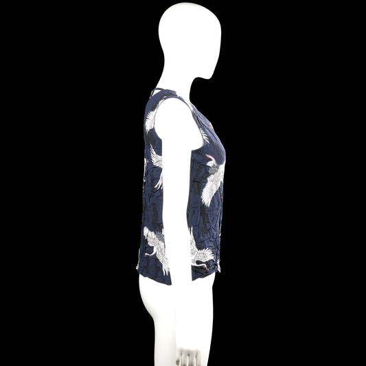 Tank top - Navy & White - Size 36