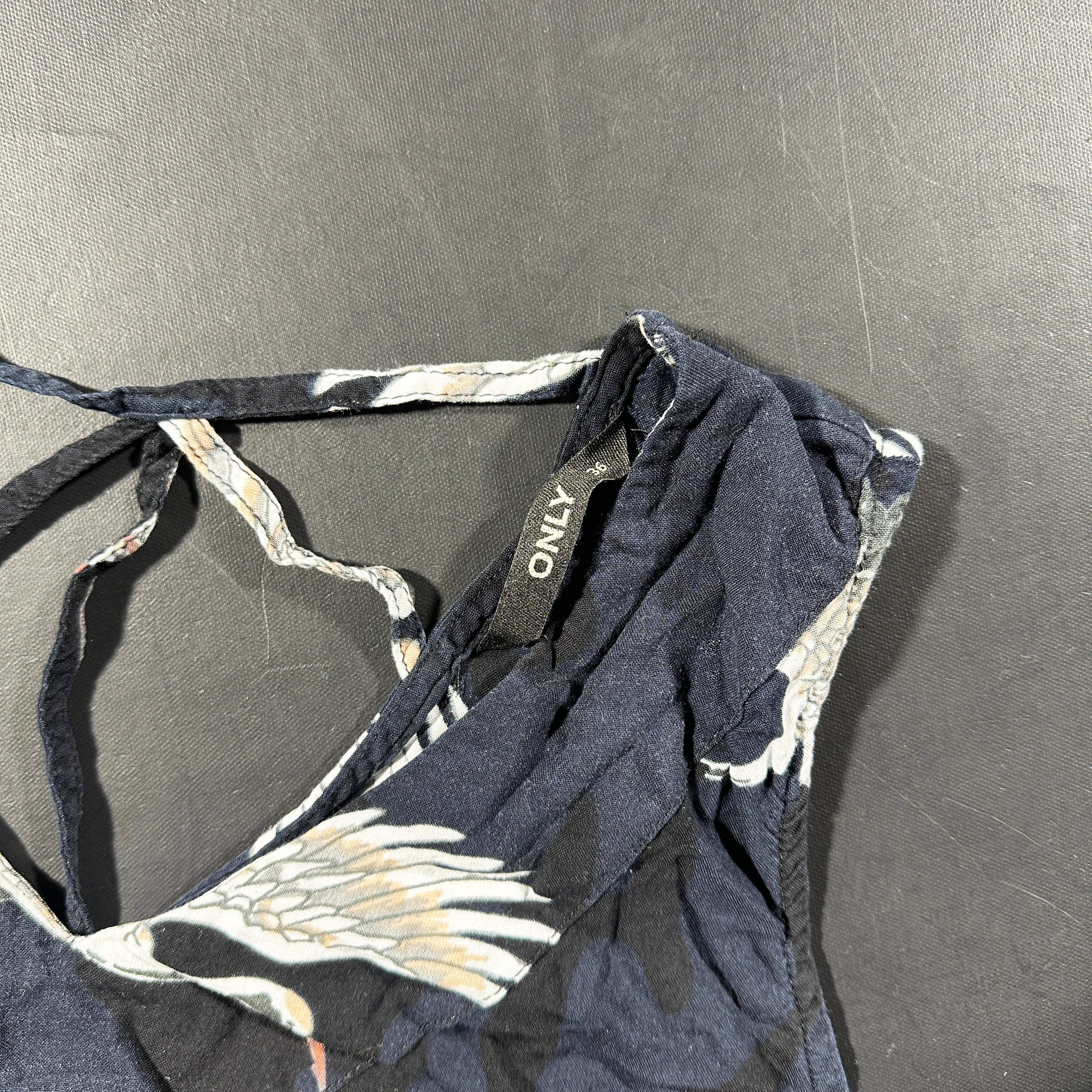 Tank top - Navy & White - Size 36