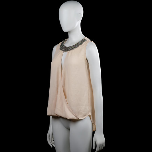 Blouse - Beige - Size S, M