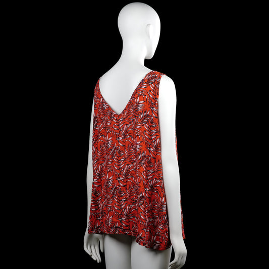Tank top - Red & Black - Size 46